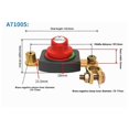 thumbnail image 4 of CG on/Off 275A Top Post Battery Disconnect Switch 12-48V Waterproof Heavy-Duty Marine Battery Switch for Car Vehicle RV, 4 of 5