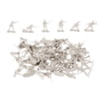 thumbnail image 2 of Kit de 50 maquetas de soldados a escala 1:35, diseño de diorama para mesa de arena de juego imaginativo Blanco, 2 of 9