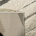 thumbnail image 4 of SAFAVIEH Santorini Shag Thornton Geometric Runner Rug, Cream/Multi, 2' x 8', 4 of 7