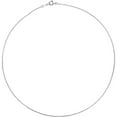 thumbnail image 2 of 925 Sterling Silver 1mm Necklace 20 Inch Polished Cable Chain With Spring-Ring Chain Necklace for Women and Men, 2 of 2