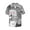 Cats Group, variant on Cats Group Men's Loose Fit Cuban Collar Short-Sleeve Shirt with Button-down and Chest Pocket for Everyday Wear Outings - 3X-Large