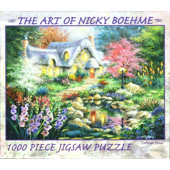 Cottage Pond 1000 Piece Puzzle