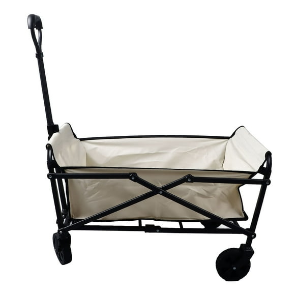 Collapsible Collapsible Wagon Cart Heavy Duty 80kg Weight Capacity Multifunctional Adjustable Pull Rod Utility Rolling Carts For Camping Picnic Trip