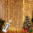 thumbnail image 1 of Rideau LED 300 Couleurs Guirlande Lumineuse USB Scintillante pour Fête avec Télécommande, 1 of 7