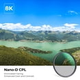 thumbnail image 3 of Filtro polarizador circular K&F CONCEPT 67 mm D-Series, 3 of 8