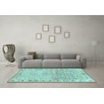 thumbnail image 3 of Ahgly Company Indoor Rectangle Oriental Light Blue Modern Area Rugs, 5' x 7', 3 of 4