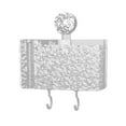 thumbnail image 1 of Dispensador de bolsas de basura para cocina, elegante organizador de baño con ventosa para montaje en pared. Claro, 1 of 7