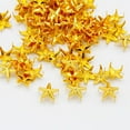 thumbnail image 3 of yuksok 100Pcs Gold Star Metal Rivets Leathercraft DIY Studs Claw RivetsFor Bag Clothing, 3 of 8