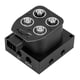 thumbnail image 2 of Bloque de válvula de colector de suspensión de suspensión neumática de válvula solenoide de 12V 12,6W 0‑300psi para camión de coche, 2 of 7