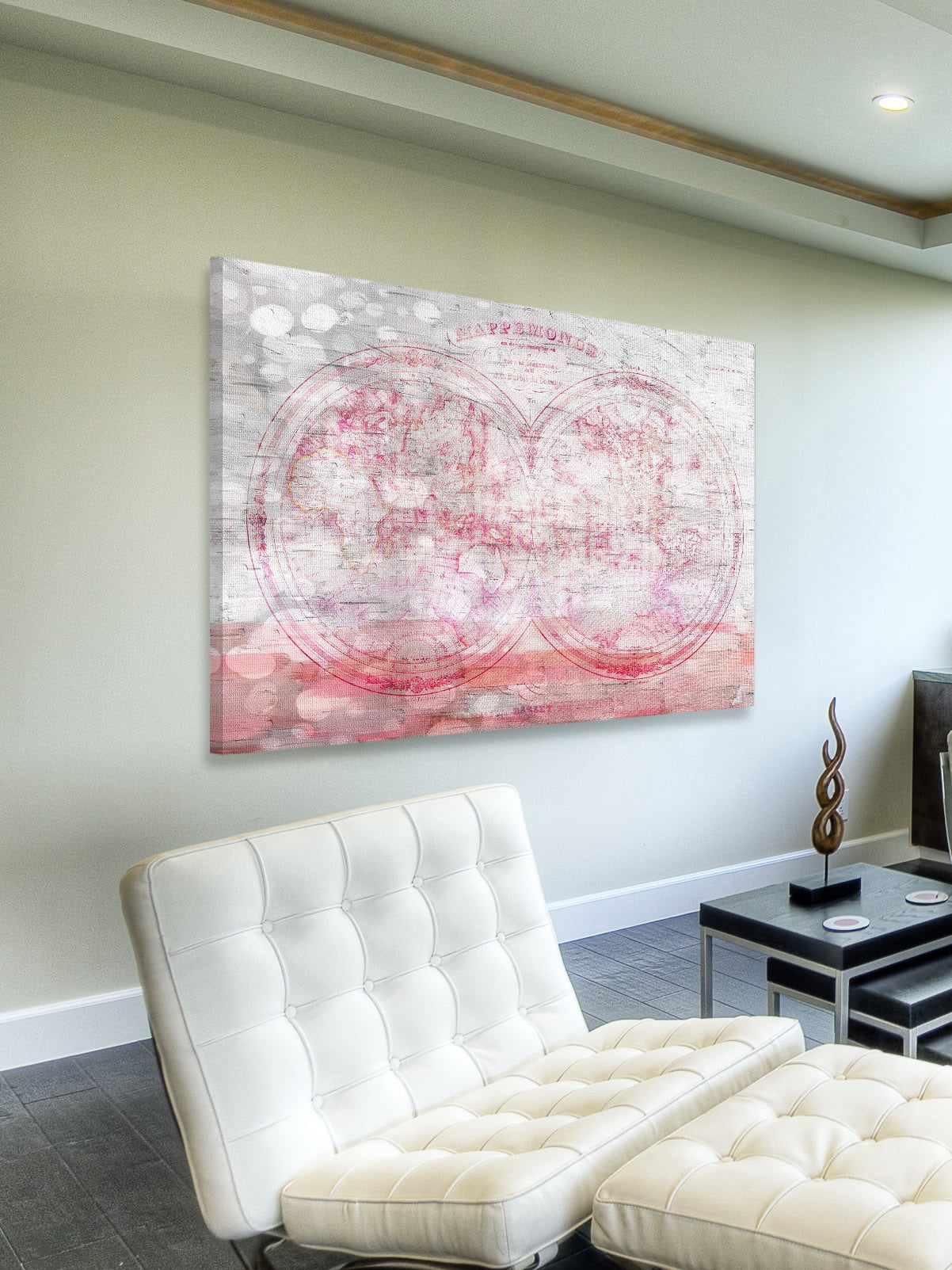 Parvez Michel Inc Parvez Taj - Flash of Pink Print on Canvas - Multi-color