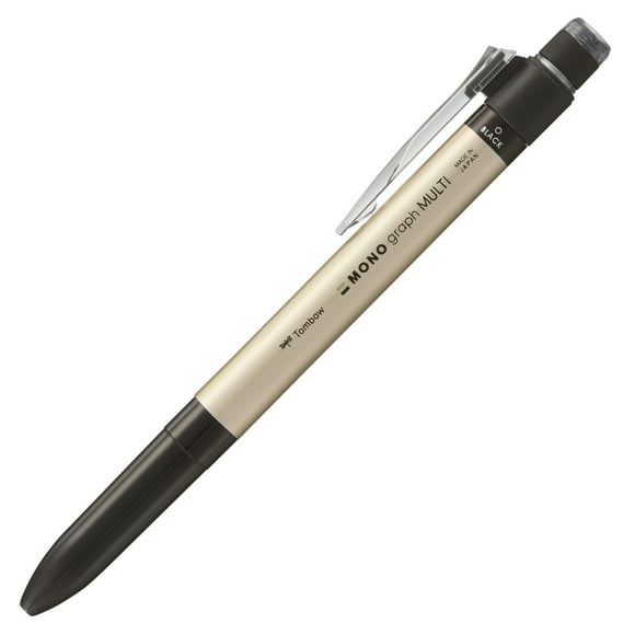 Tombow Stylo à Bille Mono Graph Multi 2 Couleurs 0.5mm + Crayon Mécanique 0.5mm-Or (CPA-161B)