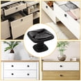 thumbnail image 7 of 4 Pcs Cabinet Handle Drawer Pulls Black Dark Camouflage Knobs with Screws Square Furniture Office Cabinet Knob Decoration, 7 of 7