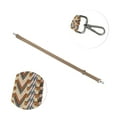 thumbnail image 3 of Unique Bargains 1 Pc Arrow Pattern Black Hook Handbag Strap for Dating Light Brown Polyester, 3 of 4