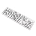 thumbnail image 4 of 104/87 Keys Retro Round Keycaps Double Shot DIY Typewriter Keycap for Backlit Mechanical Keyboard Circular for Key Cap, 4 of 5