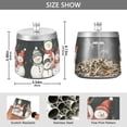 thumbnail image 2 of Yayeee Ashtray with Lid for Cigarette Smokeless Stainless Steel Home Ash Holder, Snowman Family, 2 of 7