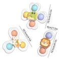 thumbnail image 3 of Luoshdecor 3PCS Suction Cup Spinner Toys,Boys Spinning Toys Sensory Toys Gift for Borthday ,Holiday, 3 of 6