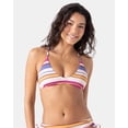thumbnail image 5 of Roxy Sunset Swells Cut Out Bralette - Size Xs - Color: Berry Multi, 5 of 5