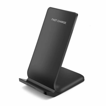 Wireless Charger Stand Charging Universal Fast Phone Charge Base for Apple iPhone 8/8 Plus, iPhone X, Samsung Note (Best Samsung Note 8 Deals)