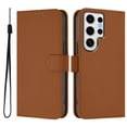 thumbnail image 2 of Compatible with Samsung Galaxy S24 Ultra Wallet Case with RFID Blocking Credit Card Holder, PU Leather Folio Flip Kickstand Protective Shockproof Anti-fall Phone Case Cover Women Men,Brown, 2 of 12