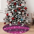 thumbnail image 5 of Sikiie Snowflakes And Christmas 30-48 inches {designName} Print Christmas Tree Skirt Snowman Xmas Tree Skirt with Edge Christmas Decorations for Holiday Party-36", 5 of 7