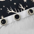 thumbnail image 4 of Homewish Wildlife Deer Curtains Pack of 2 (42x84 Each) for Kids Teens,Jungle Animal Curtains Blackout,Rustic Lodge Cabin Bedroom Curtains,Super Cozy Room Decor, 4 of 6