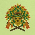 thumbnail image 2 of CafePress - Native Skull Headdress - Baby Hat, 2 of 2