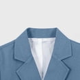thumbnail image 7 of CYRBOKO Boys Outfit Sets, Two-piece Elastic Waist Short Sleeve Lapel Suits Sets Blue Size 1-15 T, 7 of 7