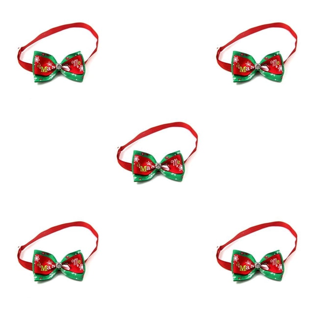 Greeniant Collares para mascotas Corbata para perros Surtido Pajarita ajustable Ornamental Accesorios para mascotas de moda Decoraciones Type2 NO2