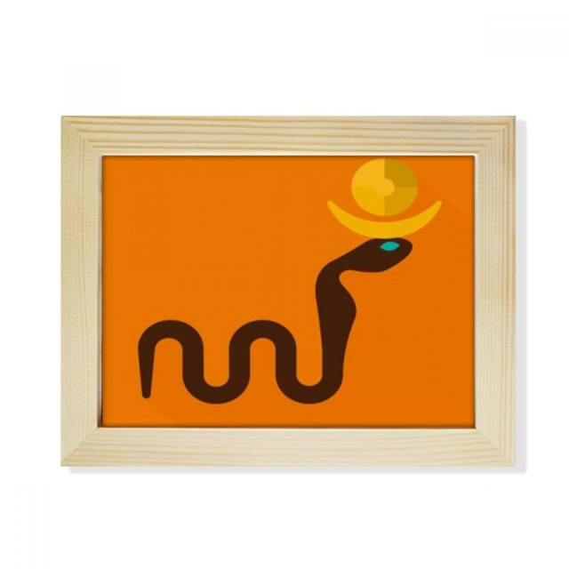 Ancient Egypt Cobras Pattern Desktop Photo Frame Picture Art Decoration Painting 6x8 inch