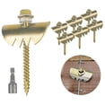 thumbnail image 3 of 50Pcs Zinc Alloy Wire Fencing Fasteners for Softwoods Fence Nail, 3 of 5