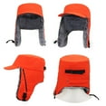 thumbnail image 6 of Waterproof Faux Fur Trapper Hat - Windproof Winter Hunting Hat with Detachable Face Mask & Ear Flaps, 6 of 7