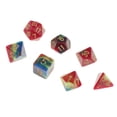 thumbnail image 2 of de 7 dados D&D , dados de plástico, dados de dragones y mazmorras, dados poliédricos para dados de dragones y mazmorras Dnd Rpg rojo azul CUTICAT Juegos de dados poliédricos, 2 of 7
