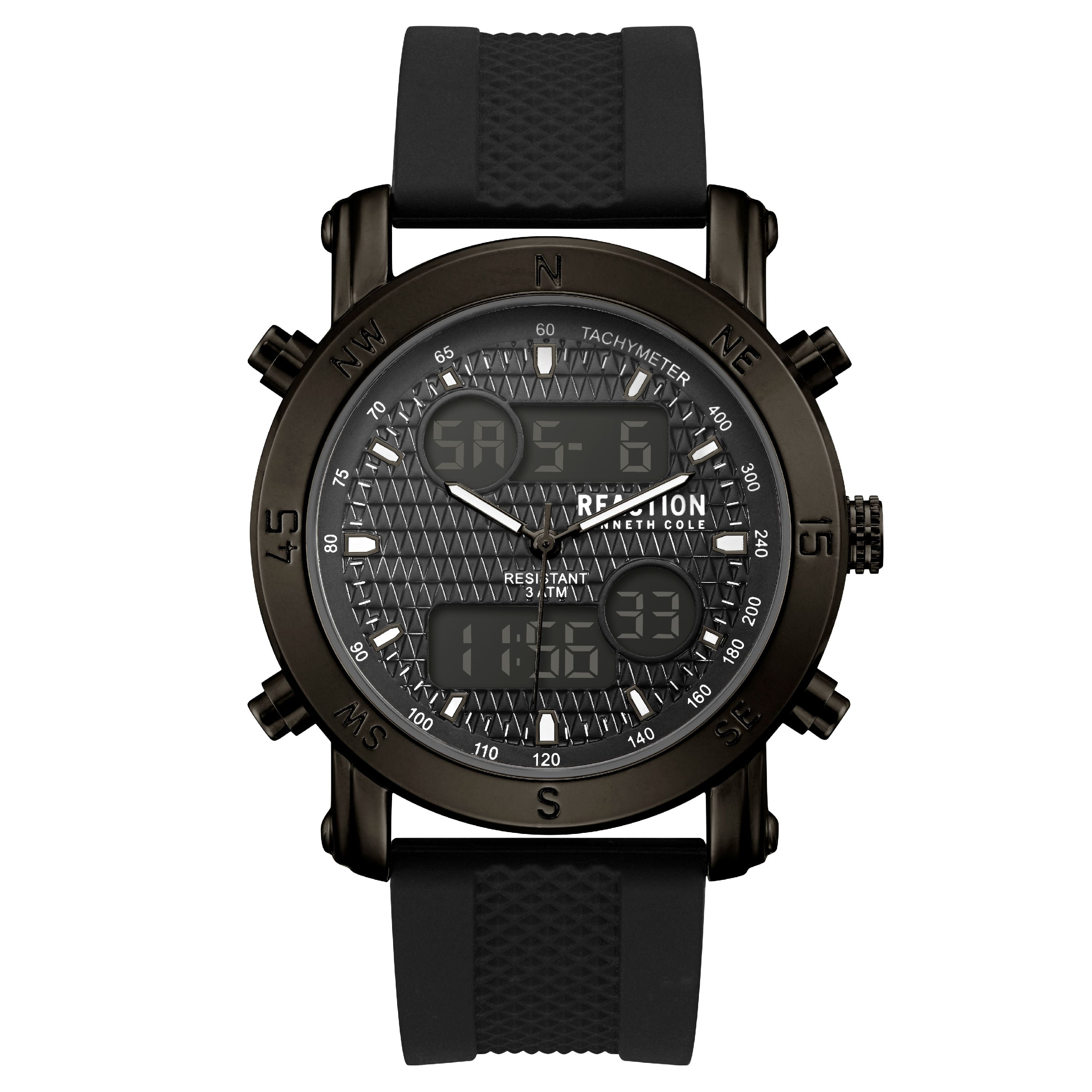 Cole Cole Reaction Men's Black Case Black Dial Black