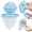 Blue, variant on 2026 New Floating Laundry Hair Catcher, Reusable Filter Pet Fur & Lint Remover
