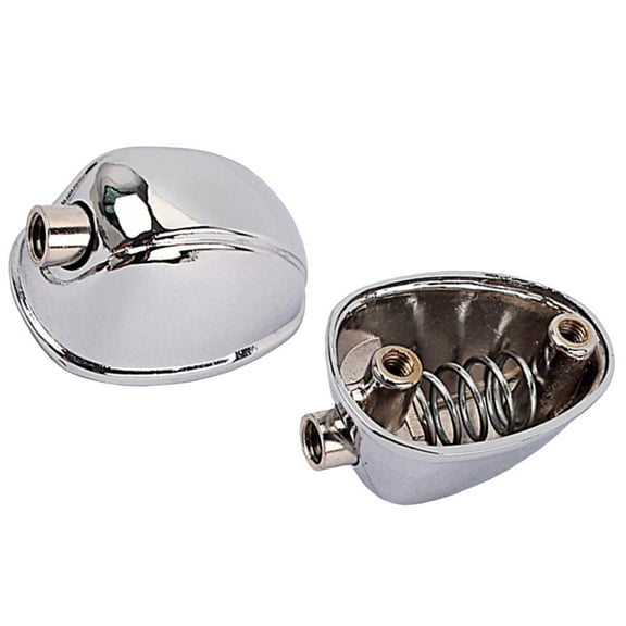 FRCOLOR 2 Pcs Drum Set Parts Drum Set Components 3.9X2.8CM Silver