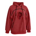 thumbnail image 5 of lcziwo Hoodie with Dog Pouch Pet Pocket Sweatshirt for Women Hoodies Oversized Cat Carrier Hooded Sweatshirt Tops 2026 Red,L, 5 of 9