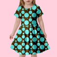 thumbnail image 2 of Robe Mode Enfant à Pois Slim Manches Courtes (4 13 Ans) Vêtements Fille, 2 of 4
