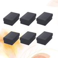 thumbnail image 2 of 25PCS Large Size Jewelry Box Black Kraft Paper Ring Stud Earrings Necklace Jewelry Box Storage Box(Black), 2 of 6