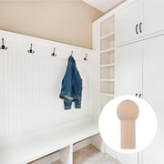 FUEENIRVA Dially Bamboo Peg Hangers, and Easy to Install - 8Pcs