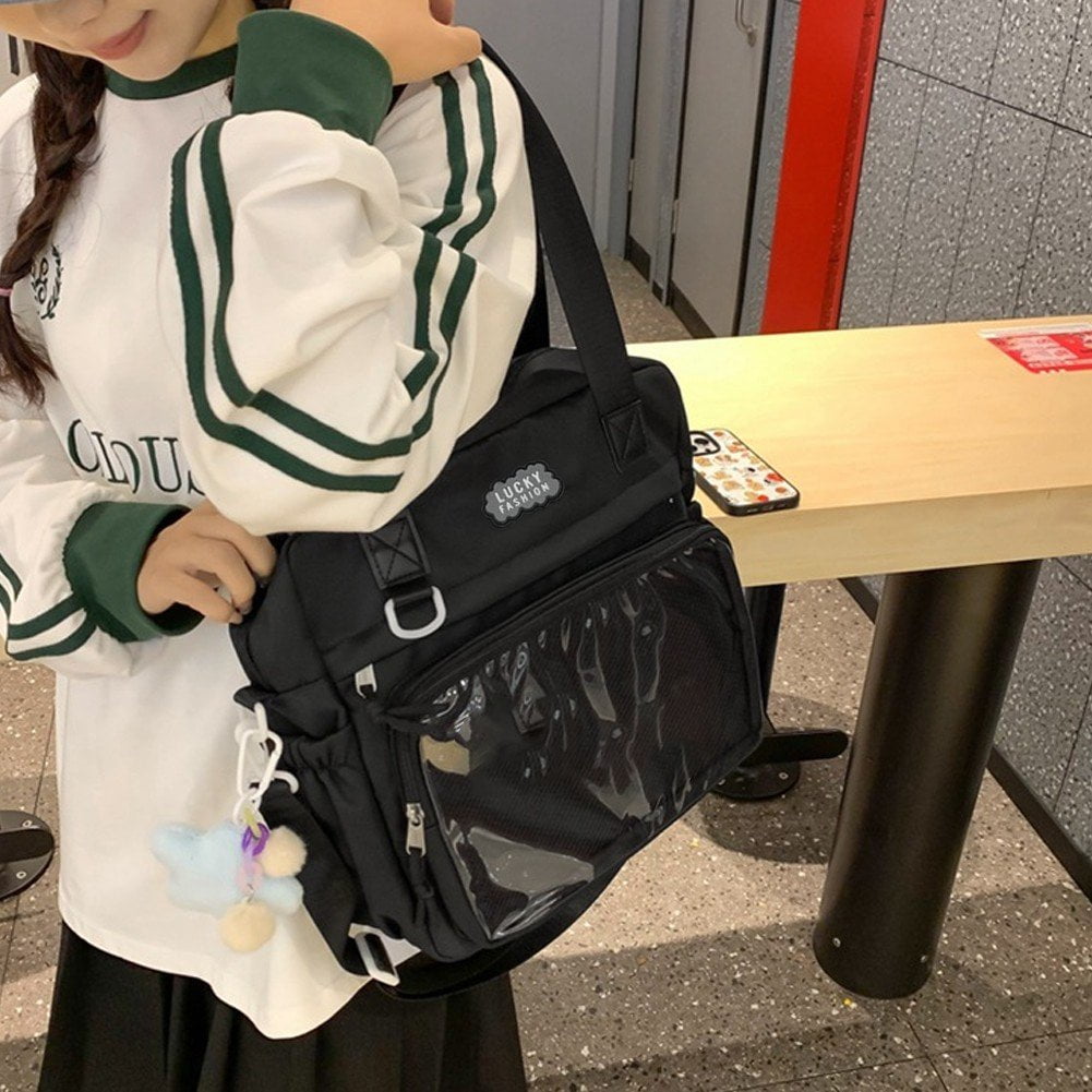 Jiibva Ita Bag Kawaii Backpack Women Crossbody Bag Large Capacity Messenger Bag Japanese JK Uniform Handbags Lolita Shoulder
