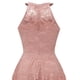 thumbnail image 5 of Vestido Dressystar Halter de encaje para cóctel, invitada a boda, mujer, 5 of 7