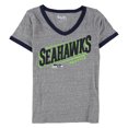 thumbnail image 1 of Touch T-Shirt à Paillettes pour Femmes Seattle Seahawks, Gris, Moyen, 1 of 2