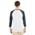 thumbnail image 3 of Jerzees Adult 4.5 oz. TRI-BLEND Baseball Raglan - 601RR, 3 of 4
