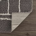 thumbnail image 5 of Hauteloom Andia Hallway, Kitchen Runner Rug - Plush Pile - Gray,White - 2'7" x 7'3", 5 of 16