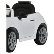 Best Ride On Cars 2-in-1 Fiat 500 Baby Toddler Push Car Stroller, White
