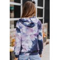 thumbnail image 1 of ABPHQTO Sudadera con capucha tie-dye pullover con bolsillo de canguro multicolor para mujer, 1 of 5