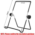 thumbnail image 3 of 3 Pack Plate Stand Easel Picture Frame Stand Adjustable Foldable Tablet Iron Display Holder for Displaying Photos, Plates, Cookbooks(Black), 3 of 7