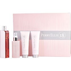 PERRY ELLIS 18 par PERRY ELLIS Vaporisateur EAU de PARFUM 3.4 OZ et Brume pour le Corps 4 OZ et LOTION pour le Corps 3 OZ et GEL Douche 3 OZ