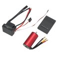 thumbnail image 2 of Juego de tarjeta de programación ESC de Motor, Motor rojo sin escobillas S3670 2850KV 120A ESC para Traxxas para HSP para coches de escalada HPI 1/8 RC, 2 of 10