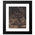 thumbnail image 2 of Francis Danby 20x24 Black Modern Framed Museum Art Print Titled - The Haunted Wood, 2 of 5